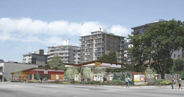 Gas Stations (Shell, Chevron and Husky at various locations)